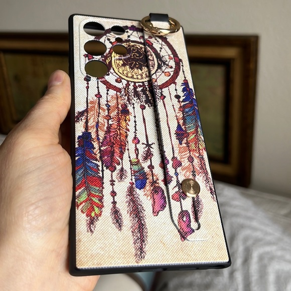 For Samsung Galaxy S22 ultra phone case with wrist strap kickstand keychain - Picture 17 of 17